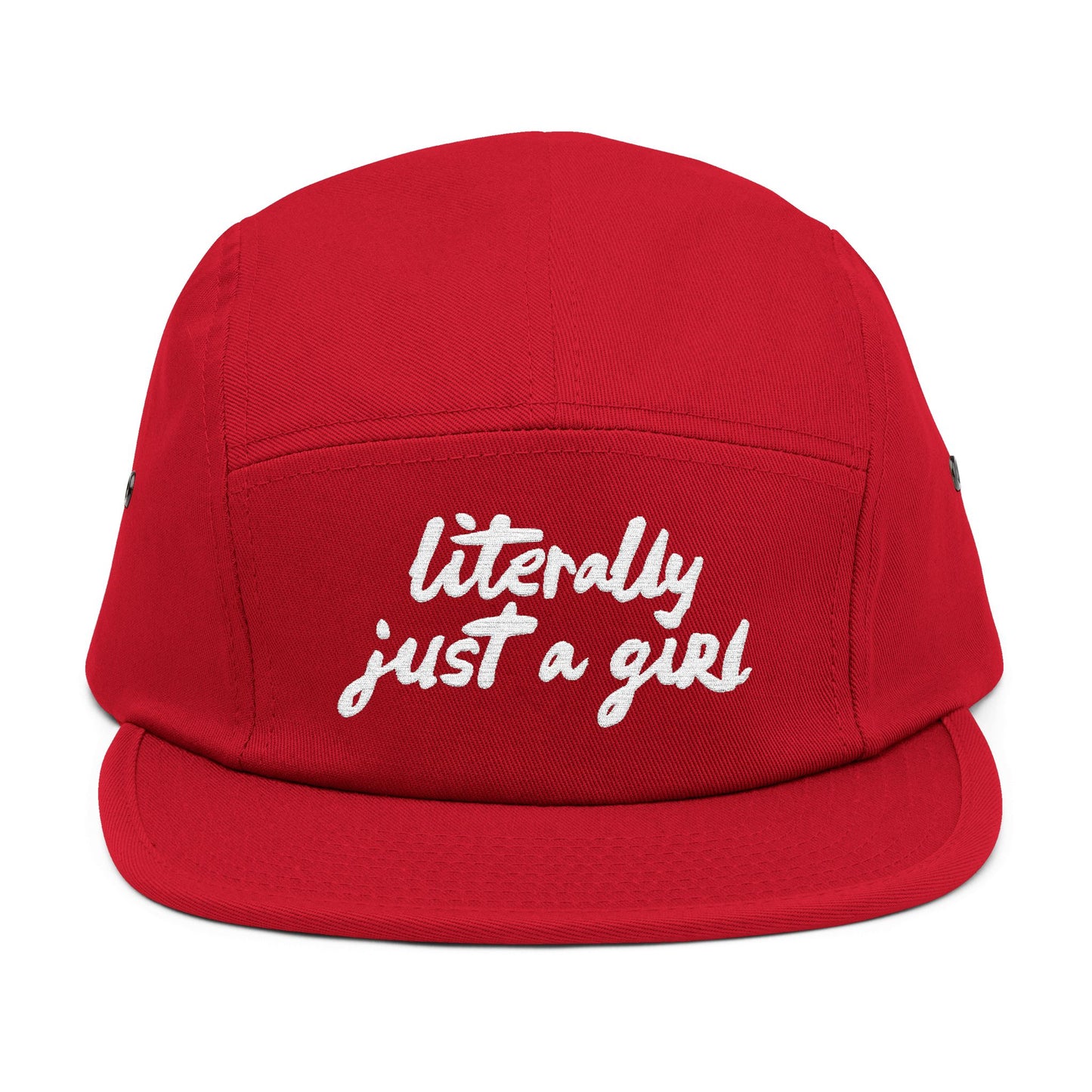 Literally Just a Girl | 5 Panel Embroidered Cap