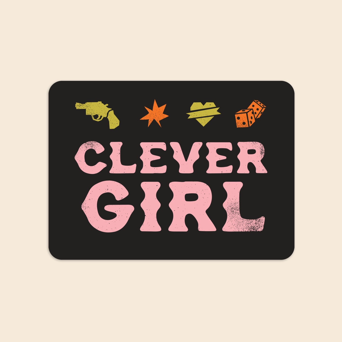 Clever Girl | Sticker