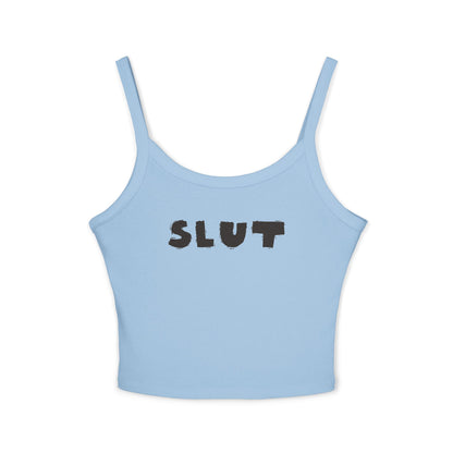 SLUT | Women's Spaghetti Strap Tank Top