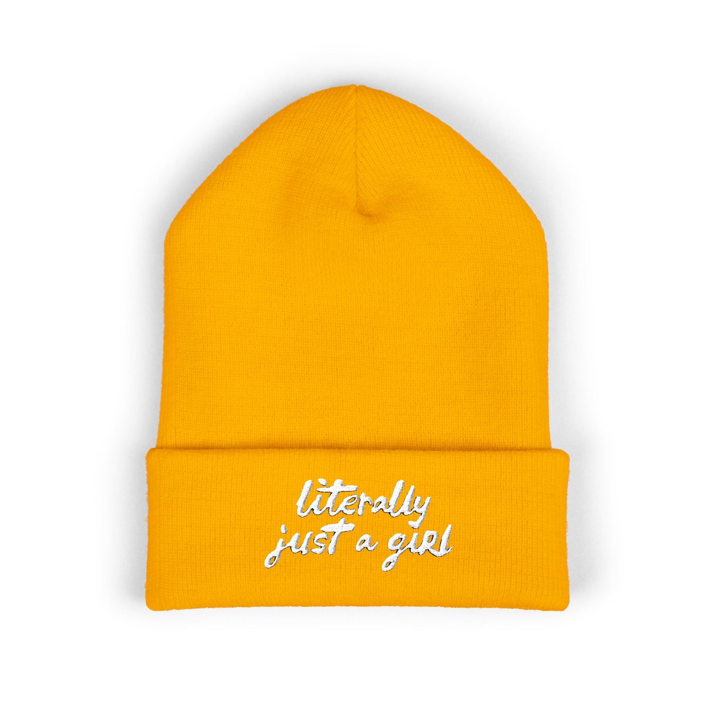 Literally Just a Girl | Embroidered Beanie