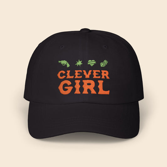 Clever Girl Black | Dad Hat