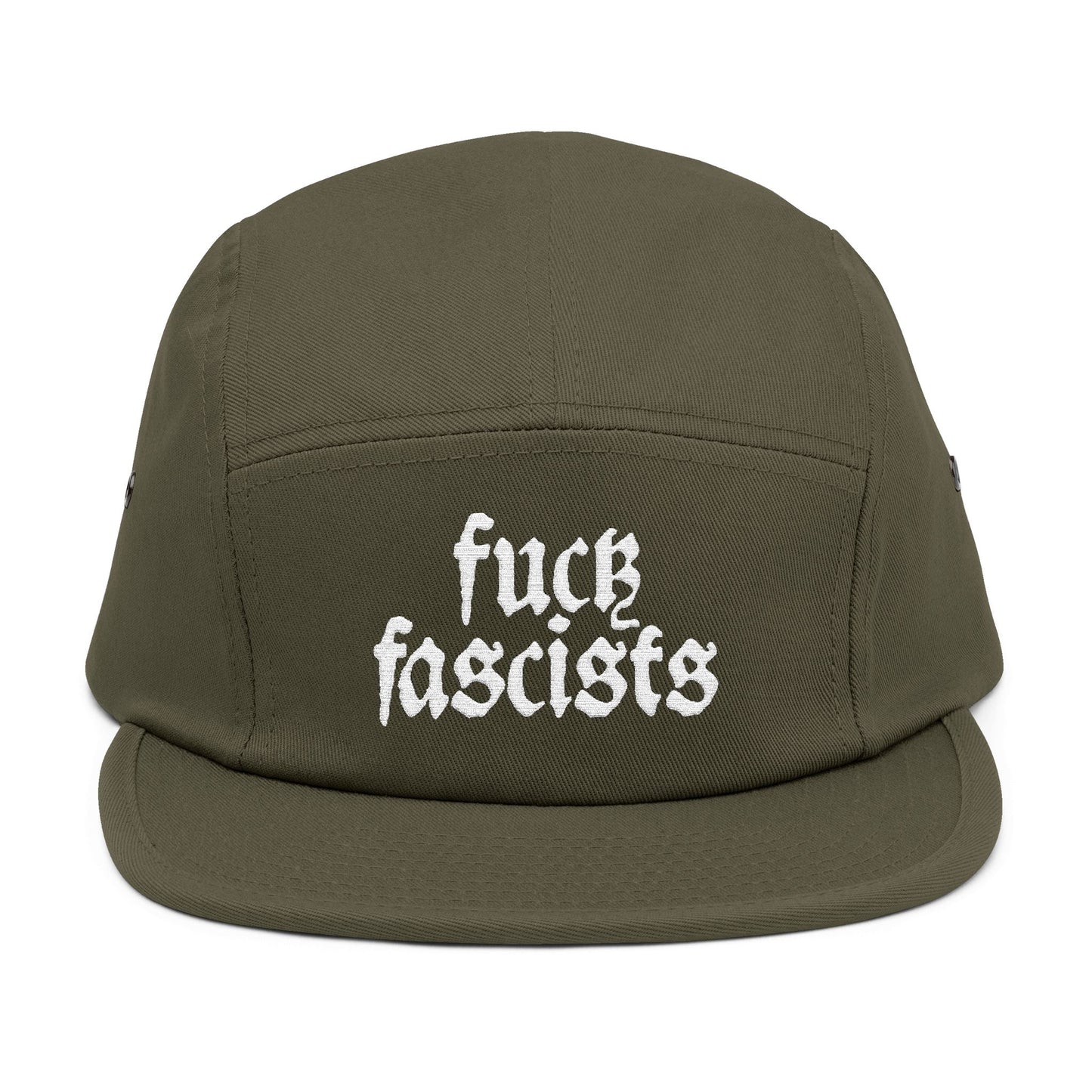 Fuck Fascists | 5 Panel Embroidered Cap