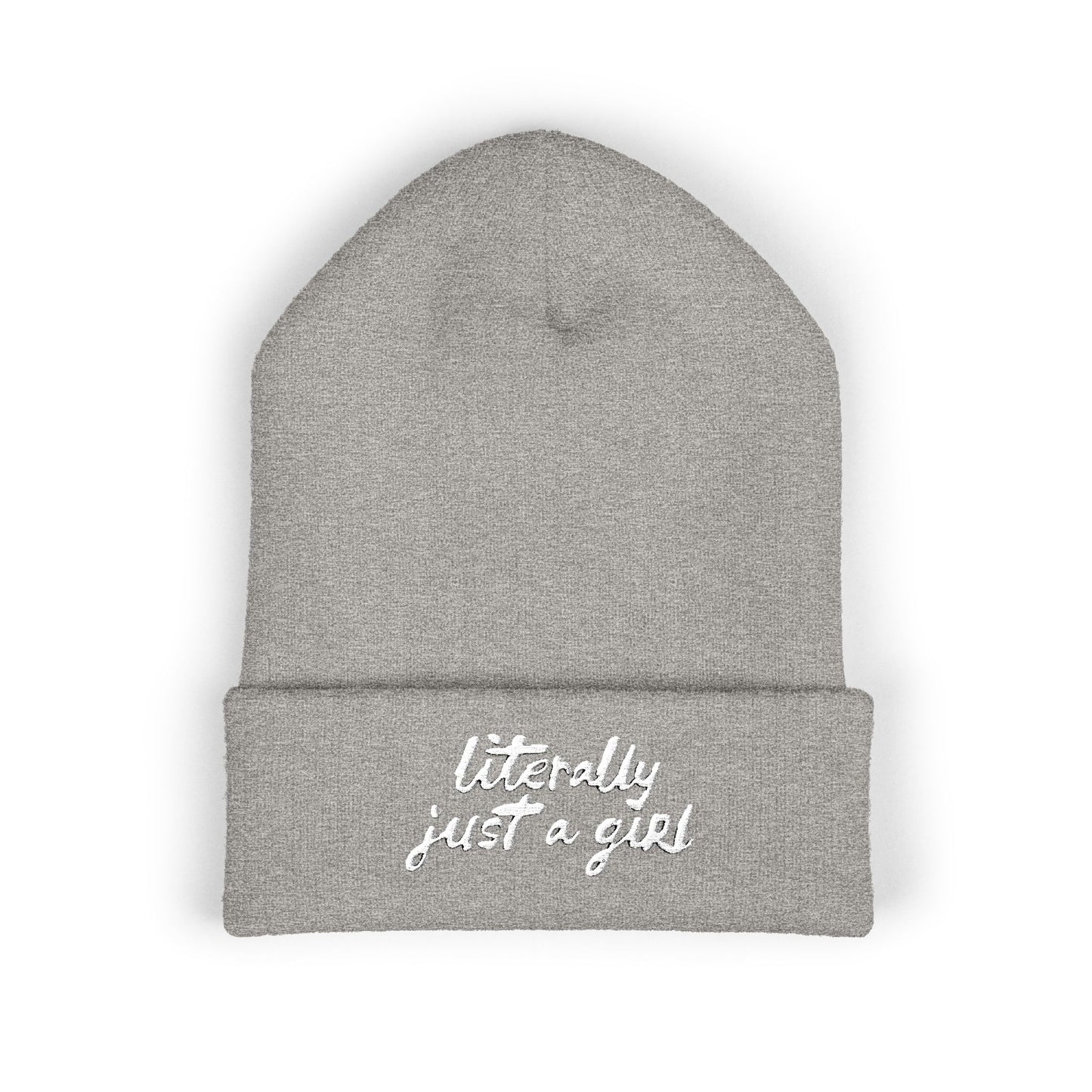Literally Just a Girl | Embroidered Beanie