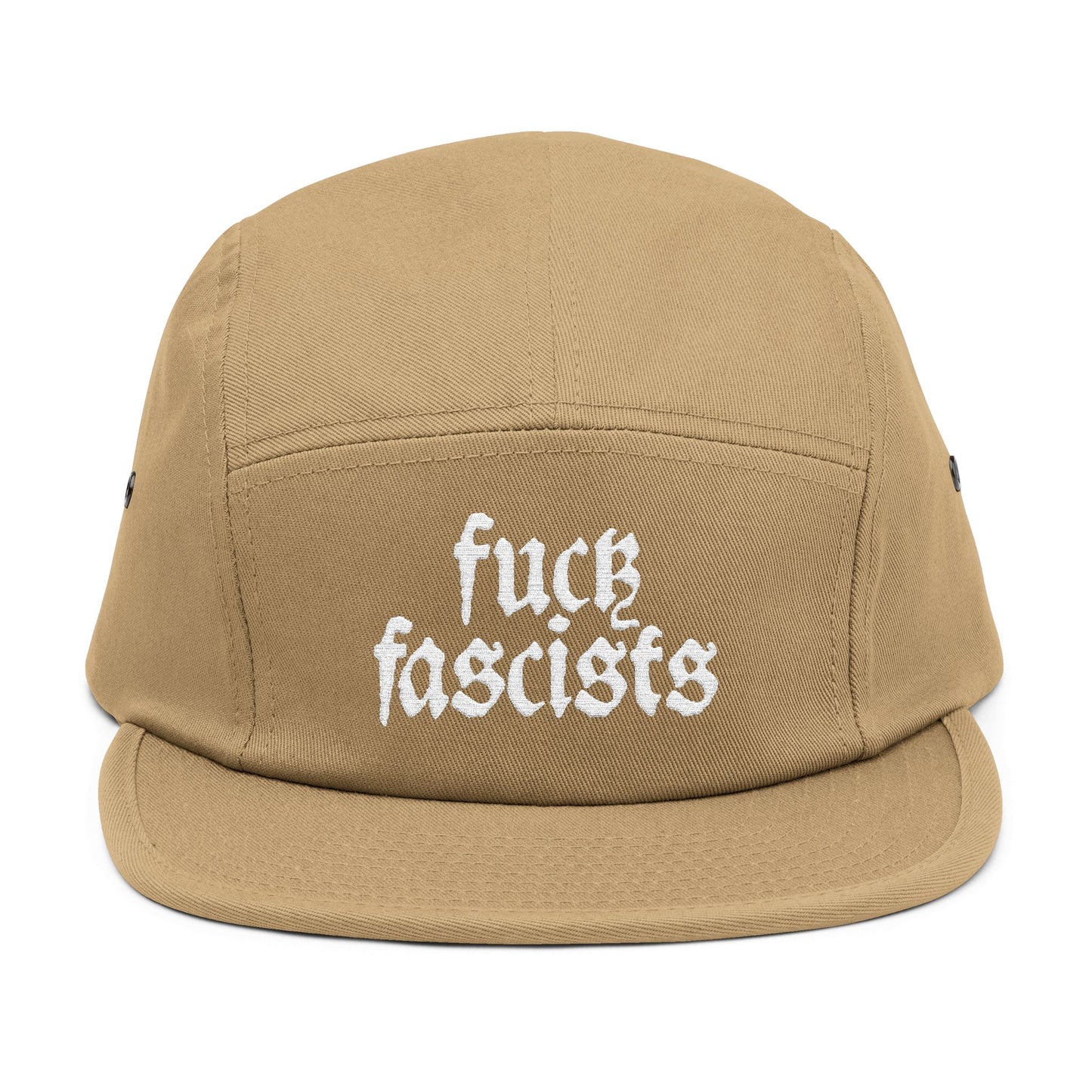 Fuck Fascists | 5 Panel Embroidered Cap