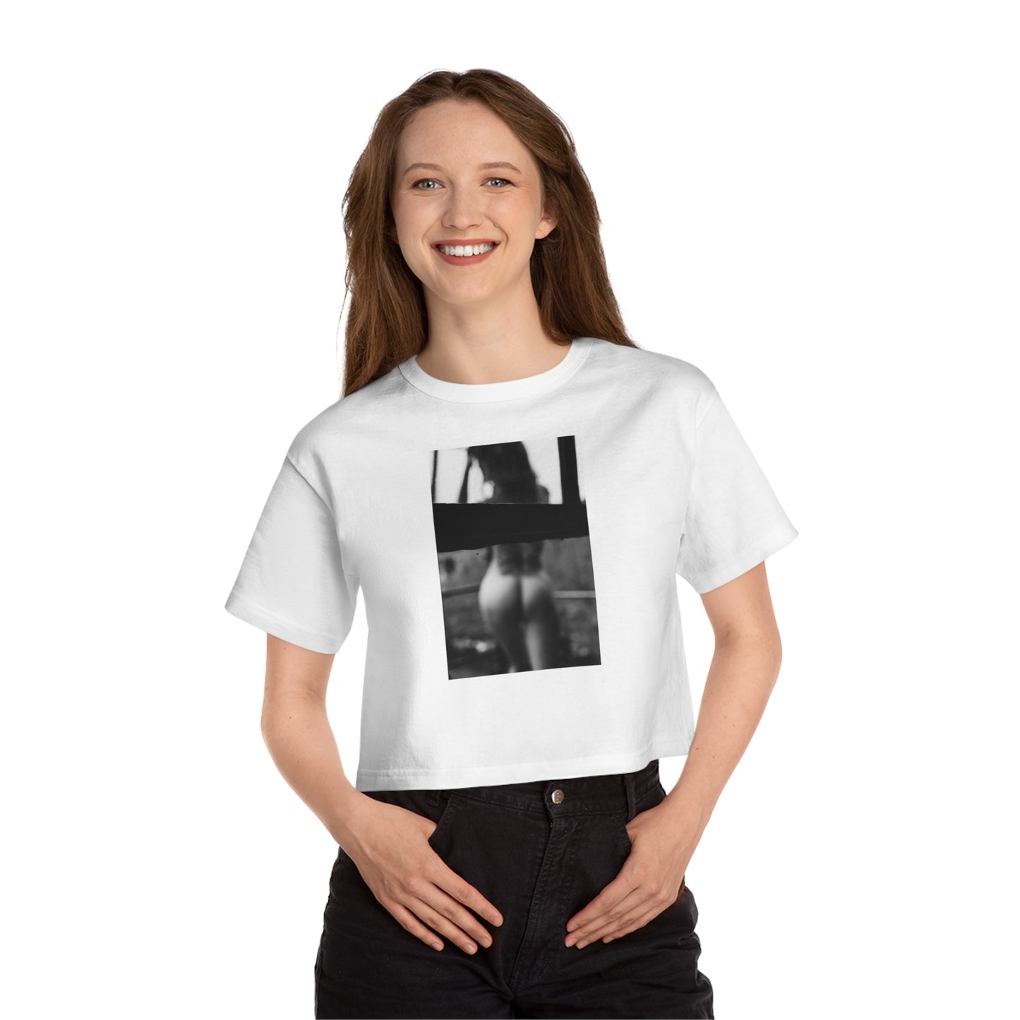 Window Watching Cropped T-Shirt