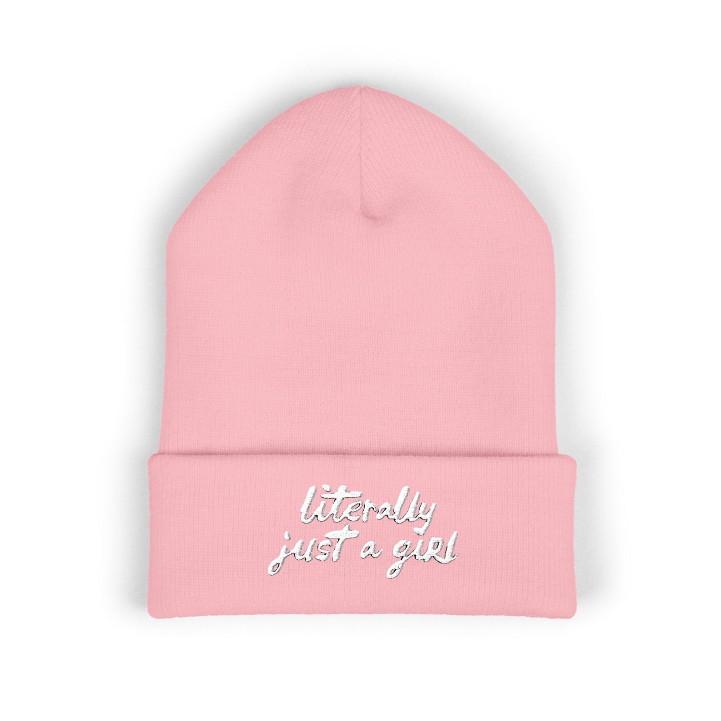 Literally Just a Girl | Embroidered Beanie