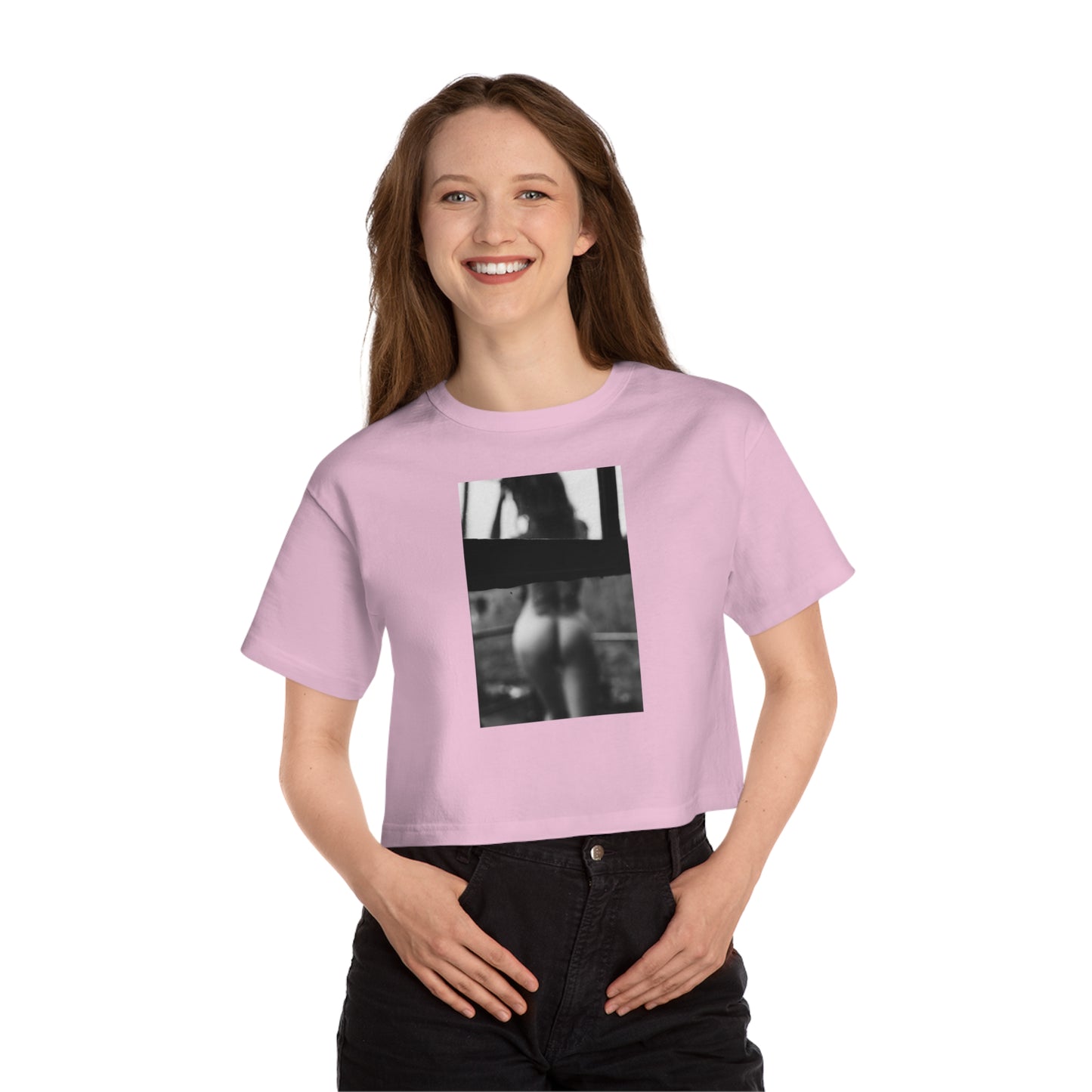 Window Watching Cropped T-Shirt