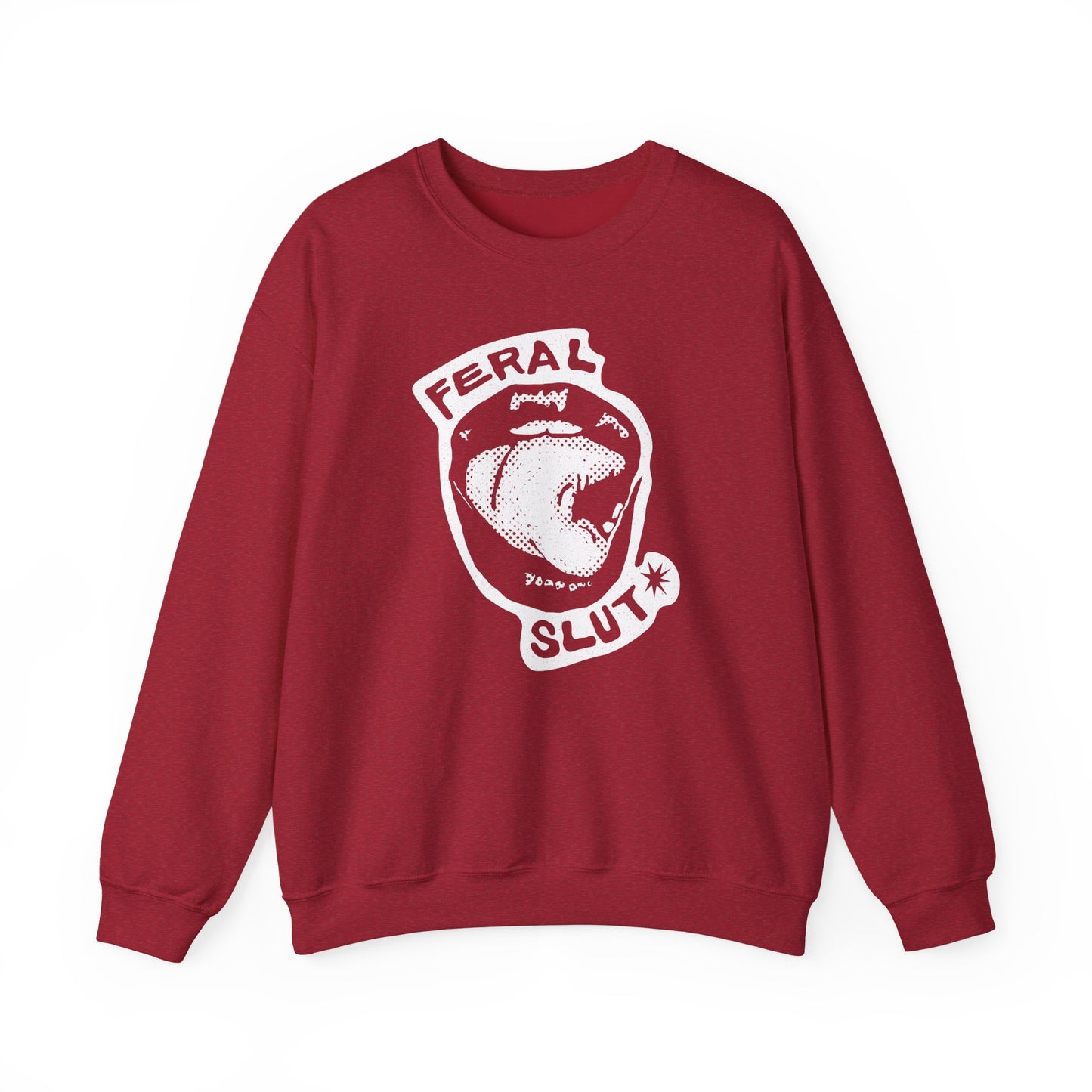 Feral Slut Licks | Unisex Crewneck