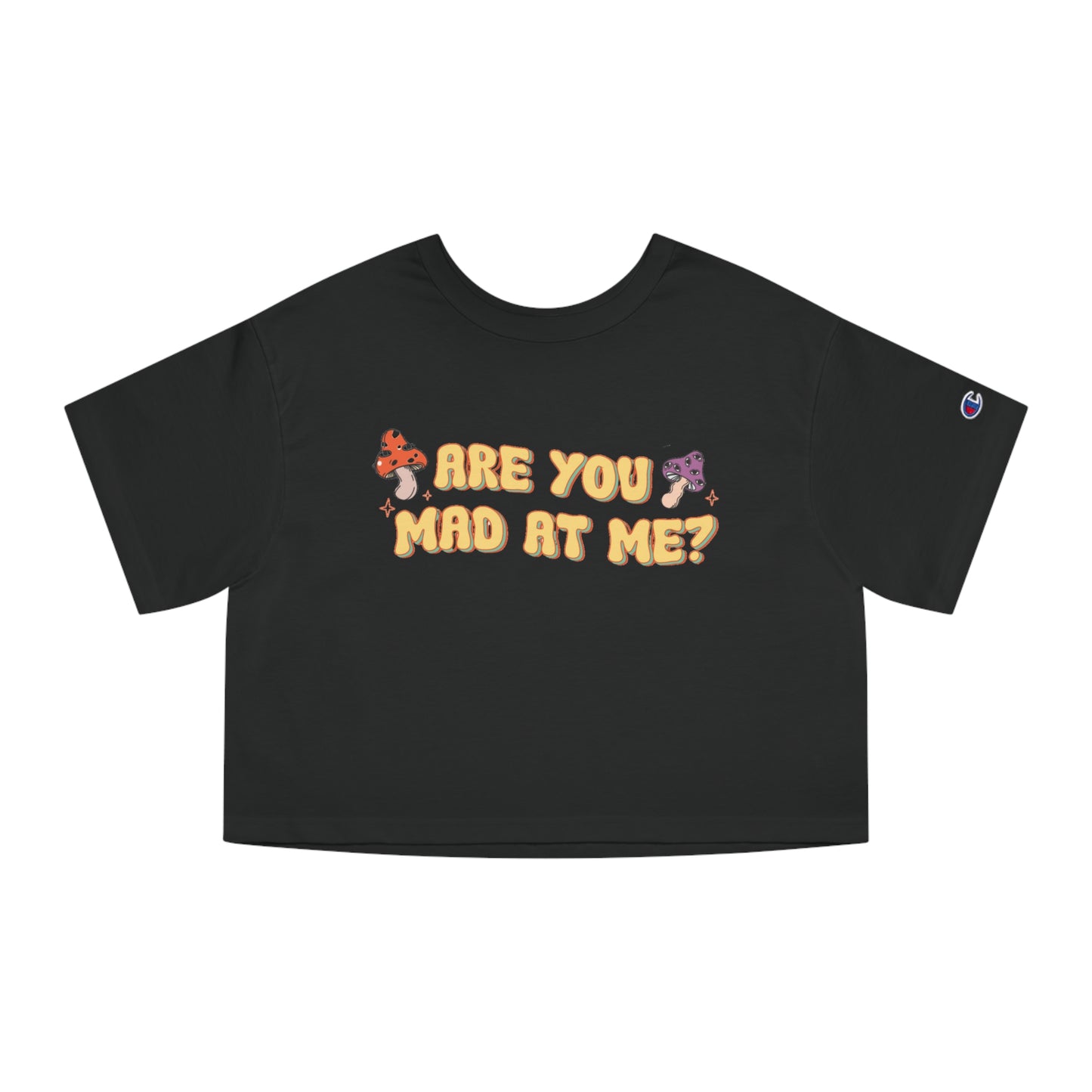 Are You Mad At Me? Cropped T-Shirt