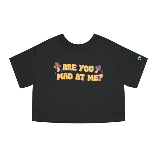 Are You Mad At Me? Cropped T-Shirt