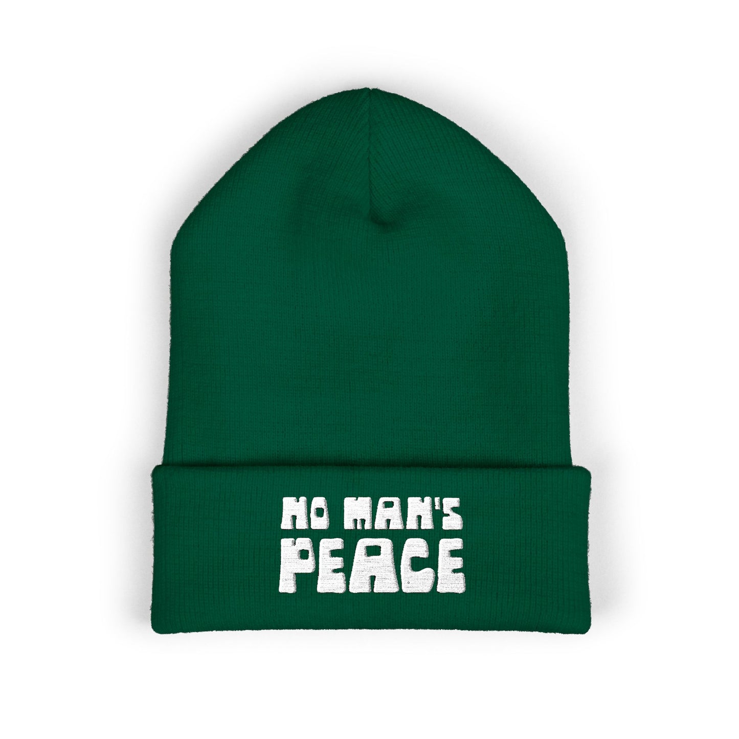 No Man's Peace | Embroidered Beanie