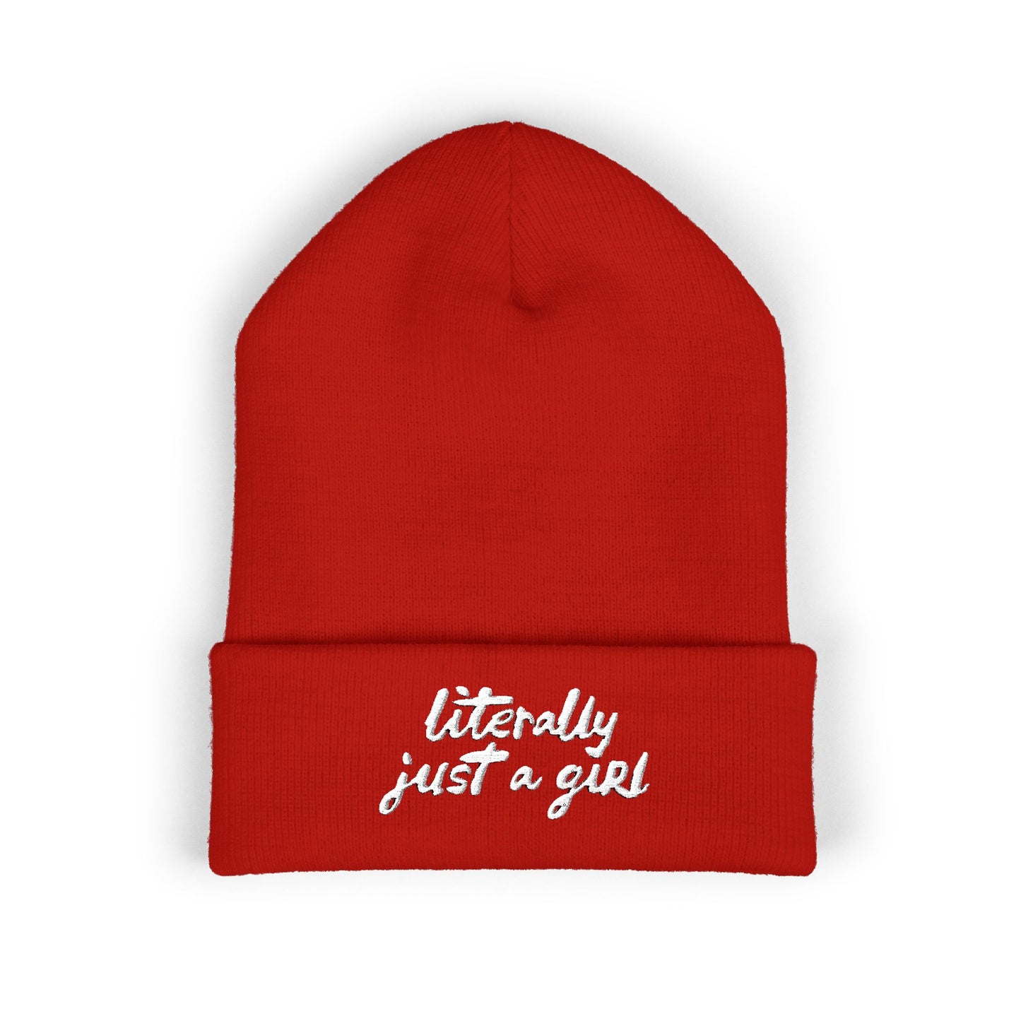 Literally Just a Girl | Embroidered Beanie
