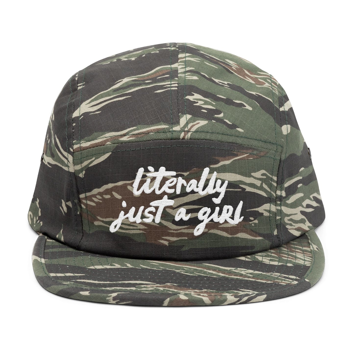 Literally Just a Girl | 5 Panel Embroidered Cap