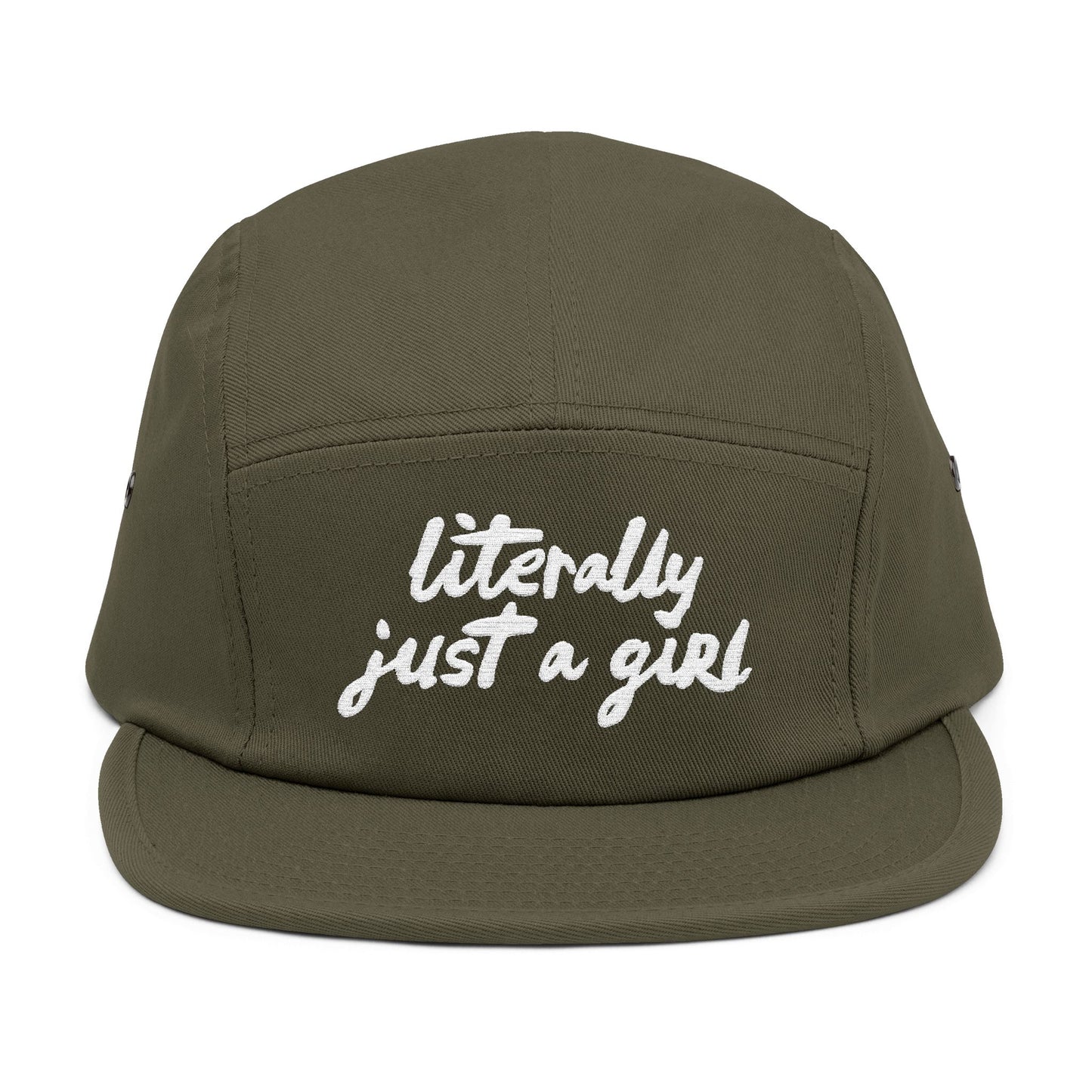 Literally Just a Girl | 5 Panel Embroidered Cap