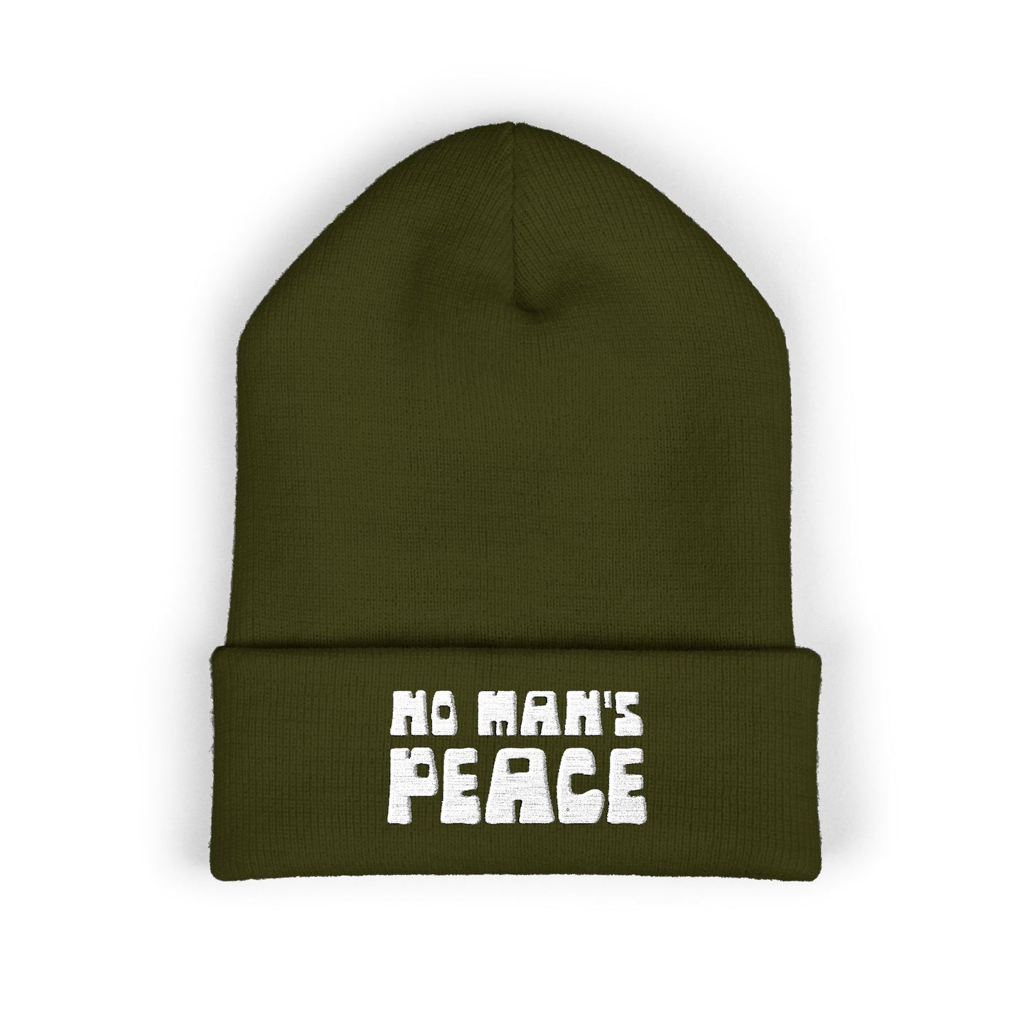 No Man's Peace | Embroidered Beanie