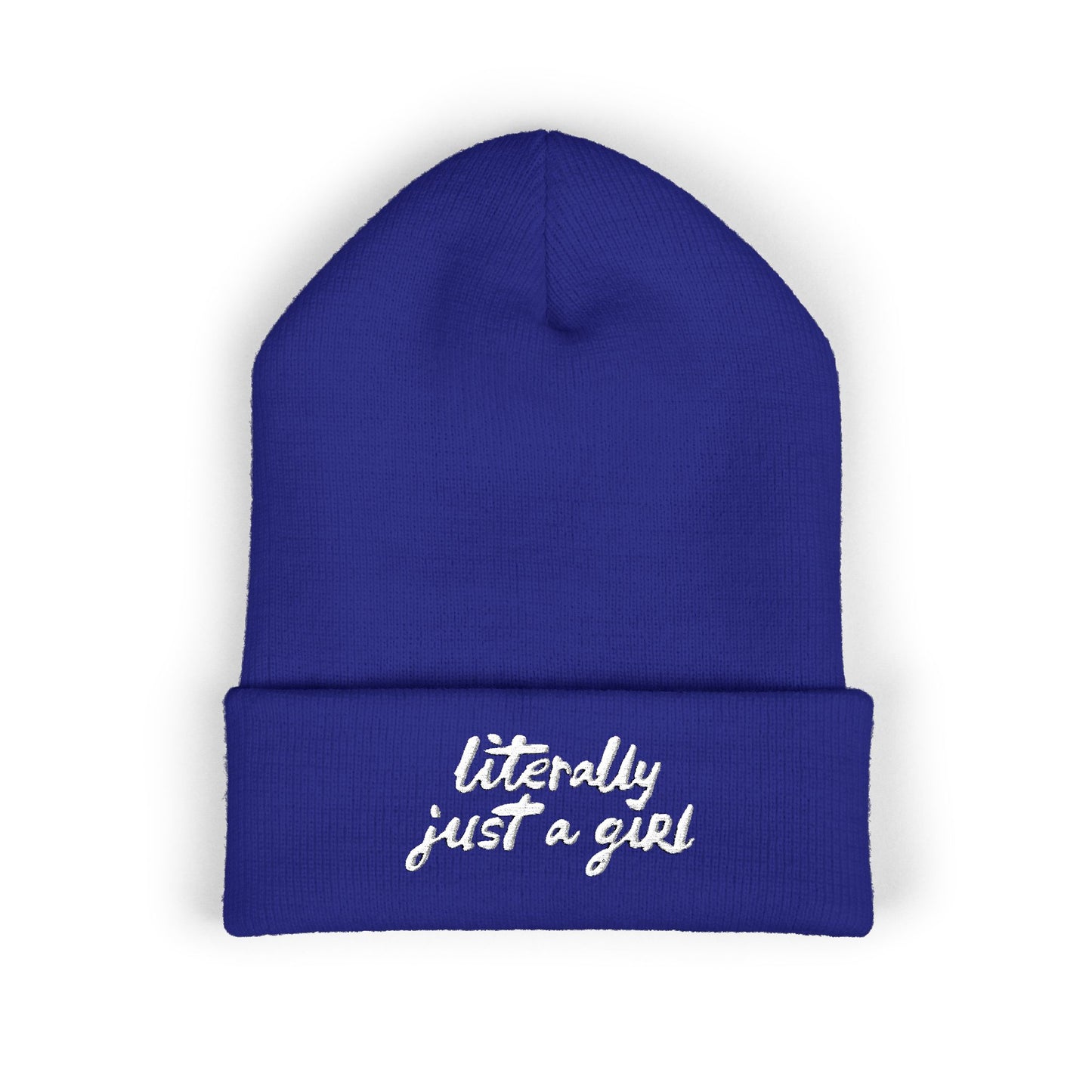 Literally Just a Girl | Embroidered Beanie