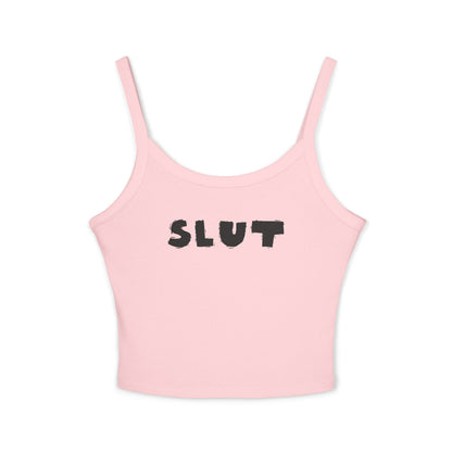 SLUT | Women's Spaghetti Strap Tank Top