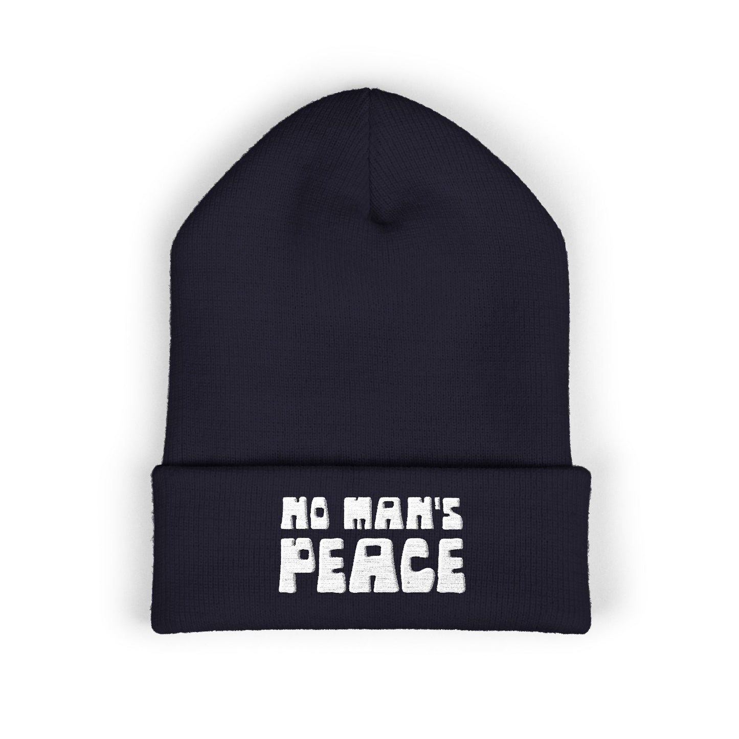 No Man's Peace | Embroidered Beanie