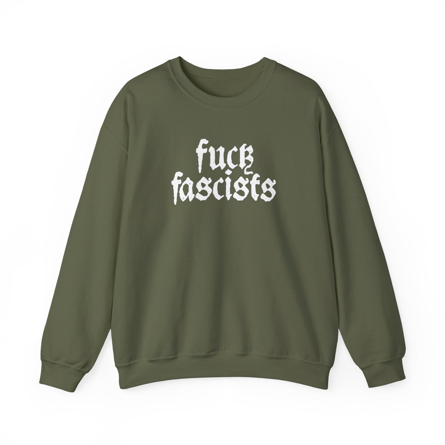 Fuck Fascists | Unisex Crewneck Sweatshirt