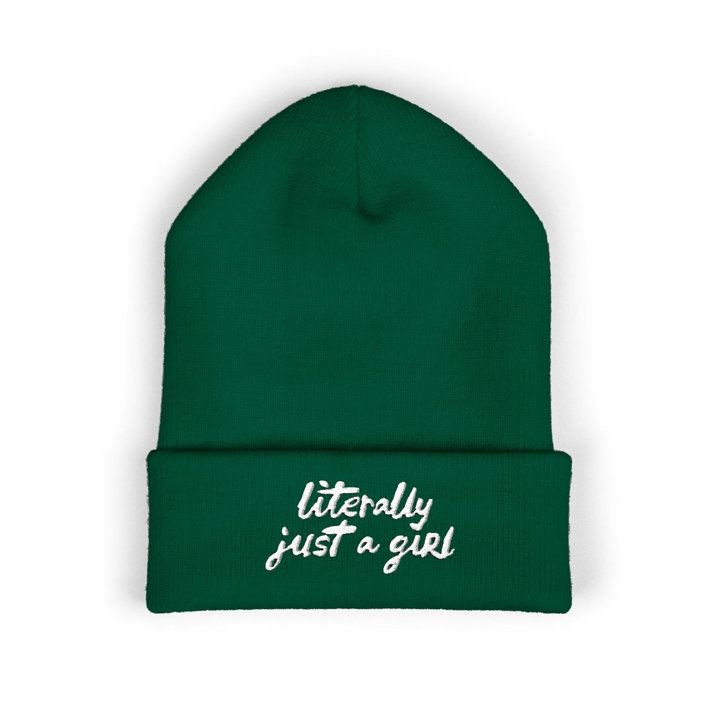 Literally Just a Girl | Embroidered Beanie