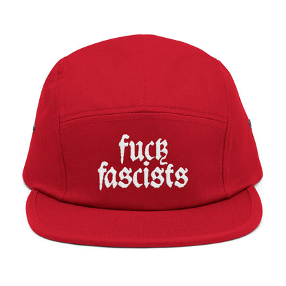 Fuck Fascists | 5 Panel Embroidered Cap