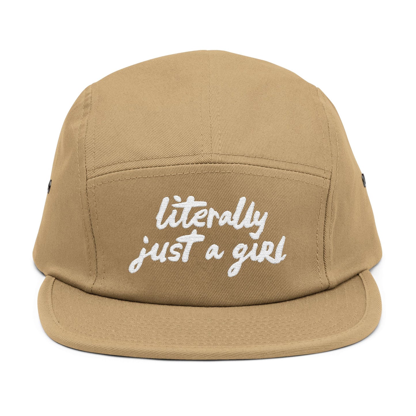 Literally Just a Girl | 5 Panel Embroidered Cap