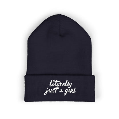Literally Just a Girl | Embroidered Beanie