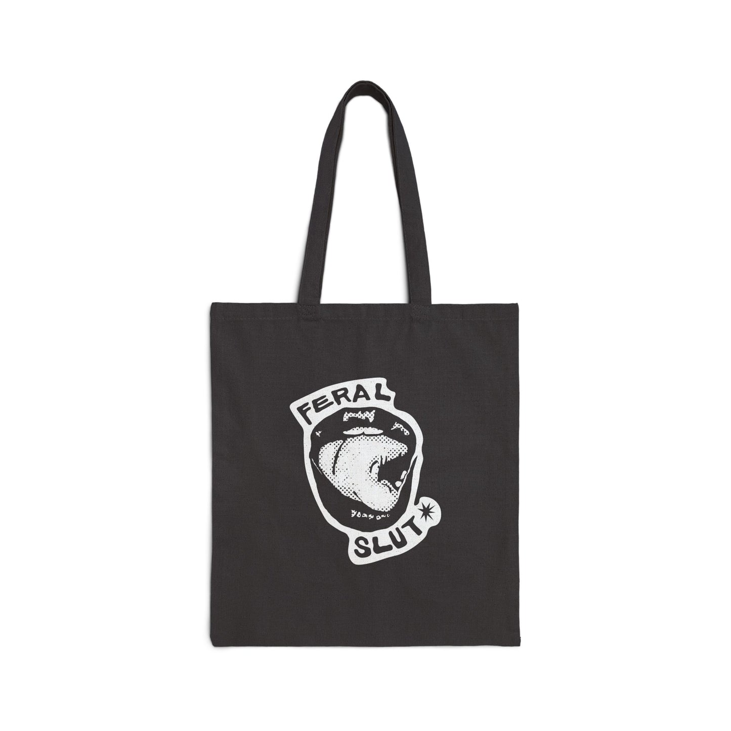 Feral Slut Licks | Canvas Tote Bag