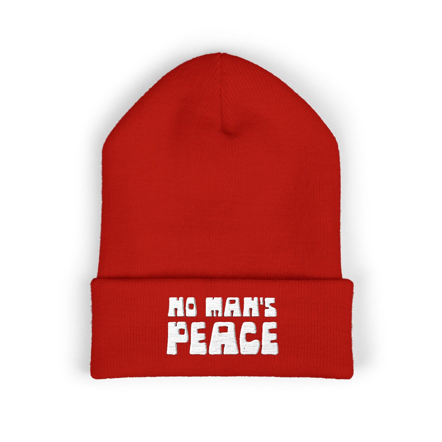 No Man's Peace | Embroidered Beanie