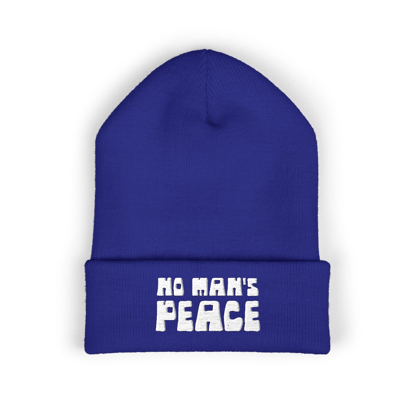 No Man's Peace | Embroidered Beanie