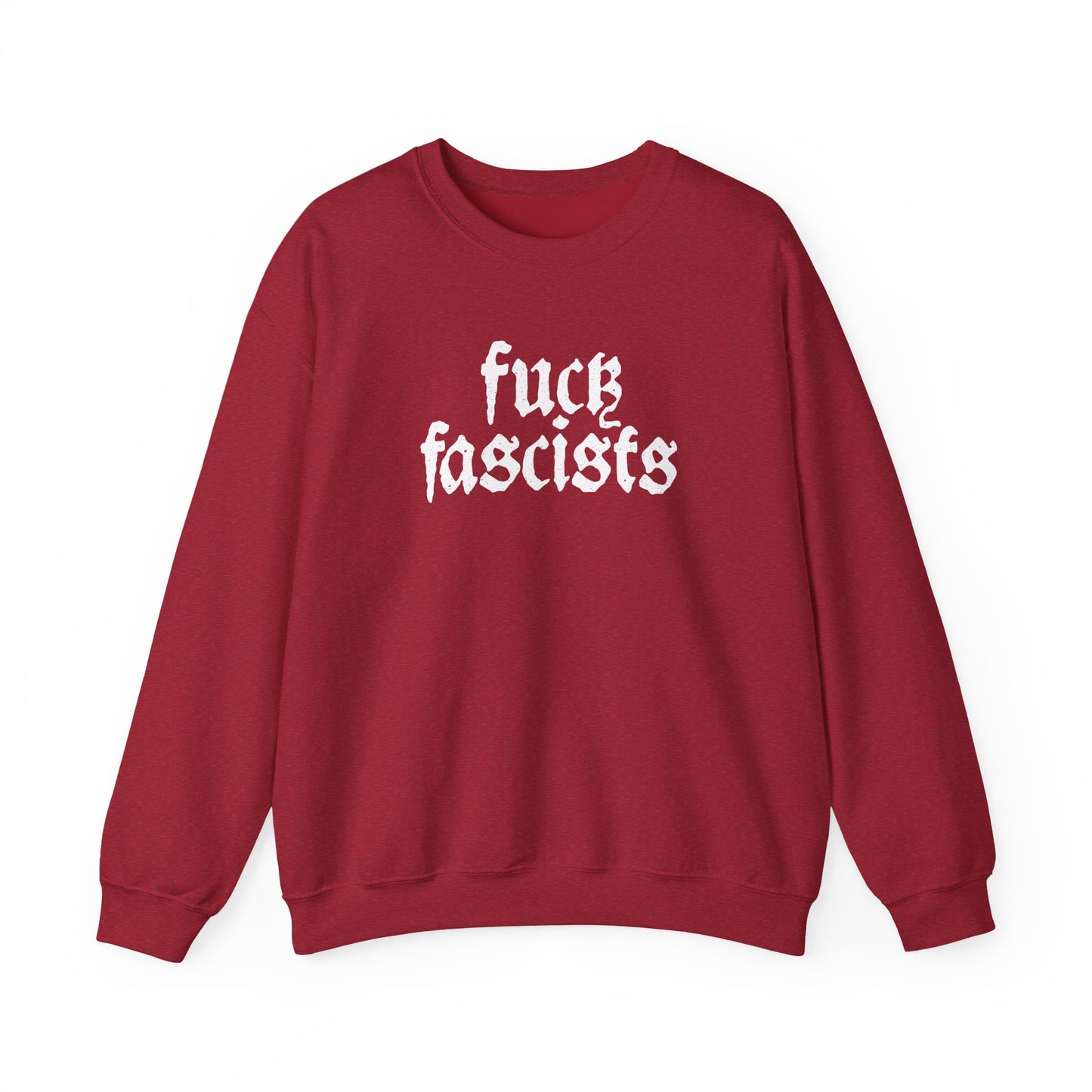 Fuck Fascists | Unisex Crewneck Sweatshirt