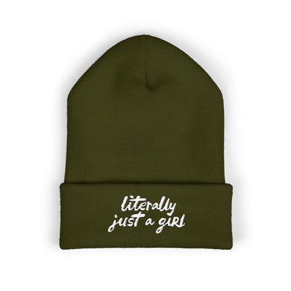 Literally Just a Girl | Embroidered Beanie