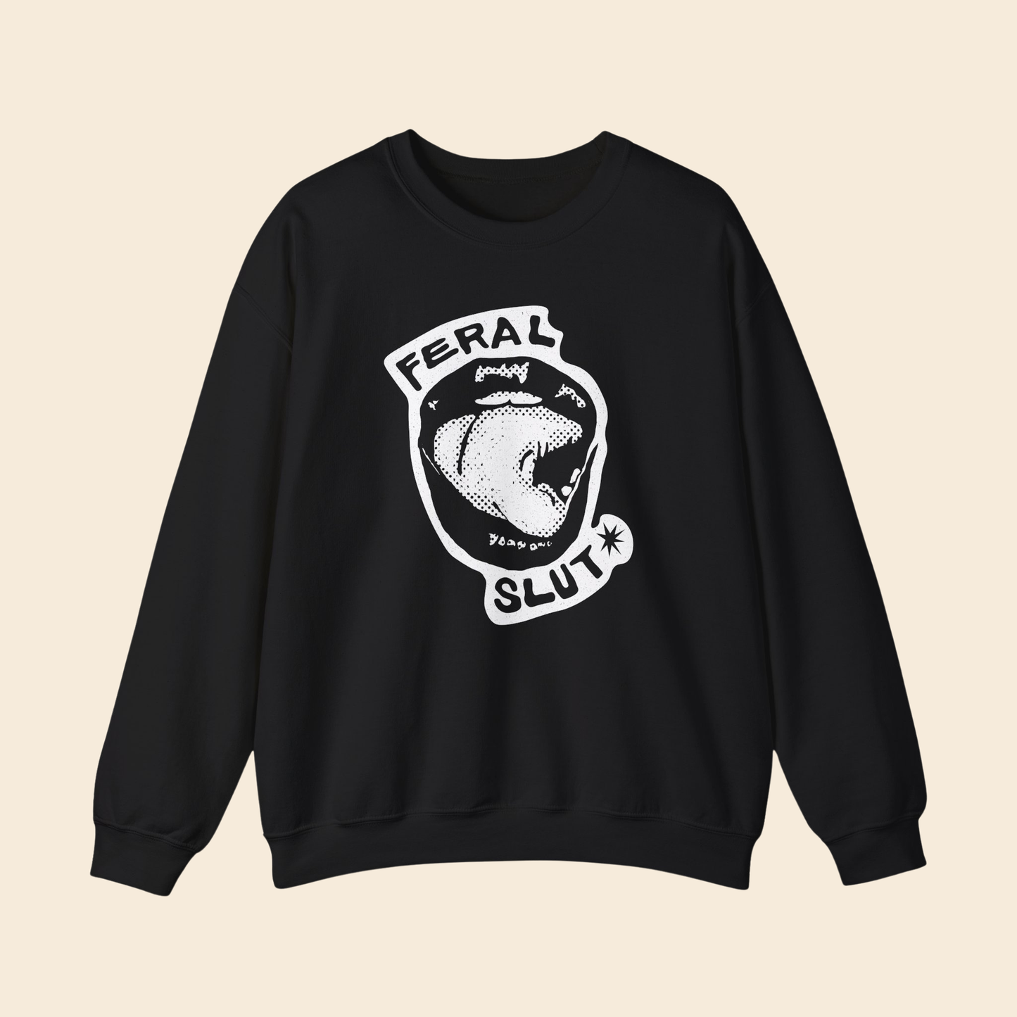 Feral Slut Licks | Unisex Crewneck