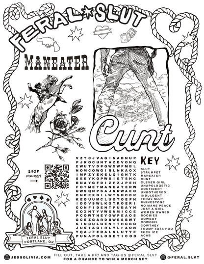 June Dirtbag Western Coloring Page Bundle