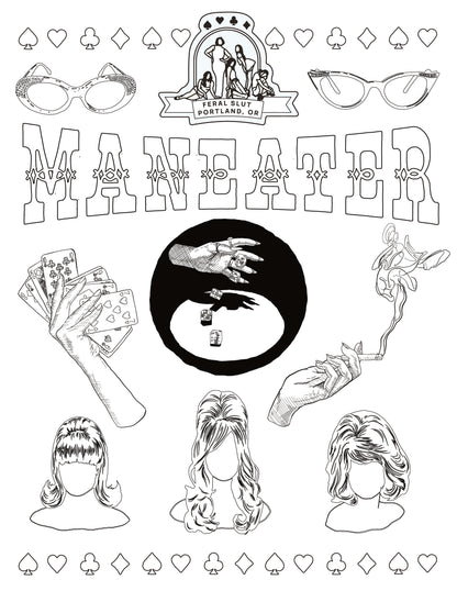 June Dirtbag Western Coloring Page Bundle