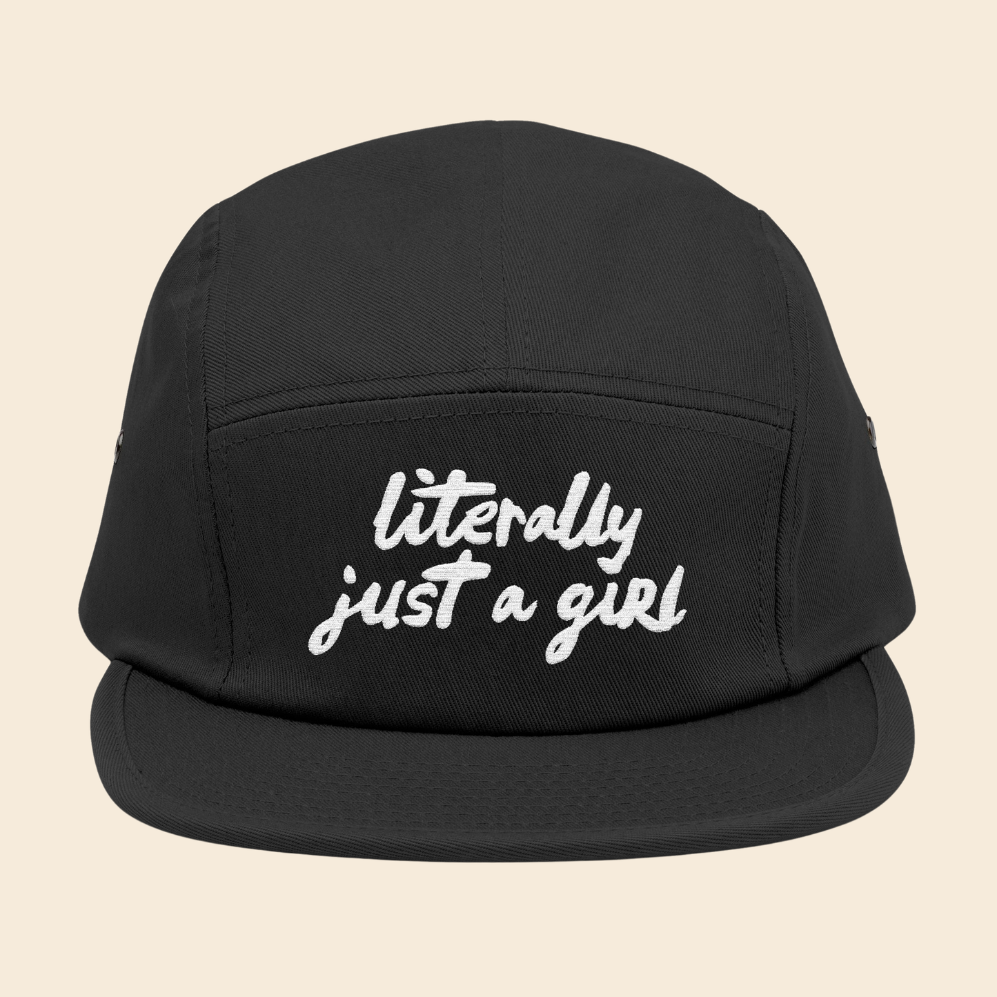 Literally Just a Girl | 5 Panel Embroidered Cap